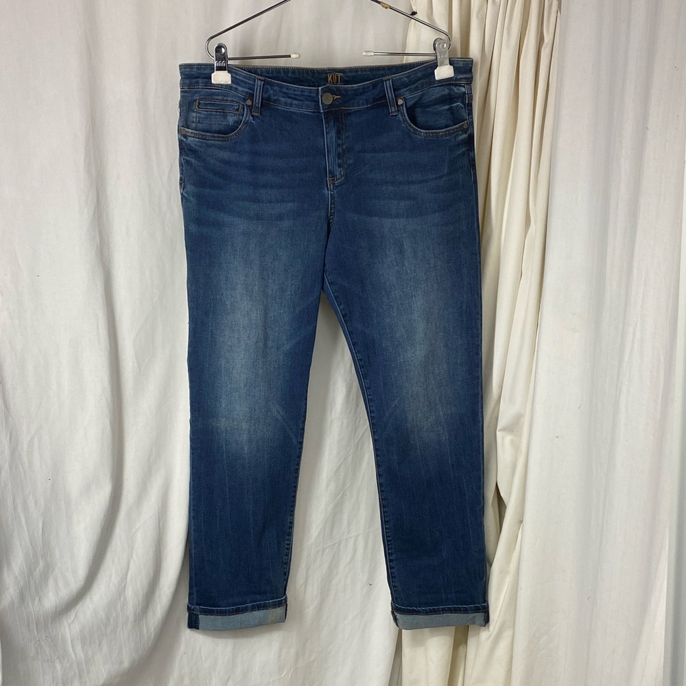 Kut from the Kloth 16 Mid Rise Boyfriend Jeans